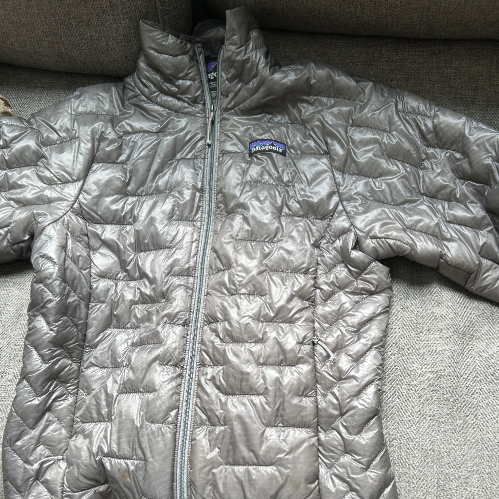 Barely worn Silver Patagonia Jacket XS